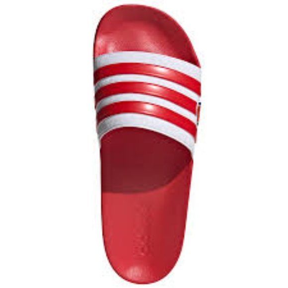New ADIDAS ADILETTE SHOWER ARSENAL SANDALS, sz 8 main image 11
